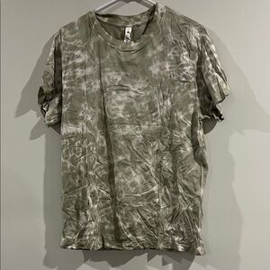 lululemon athletica Olive Tie-Dye Short Sleeve Tee